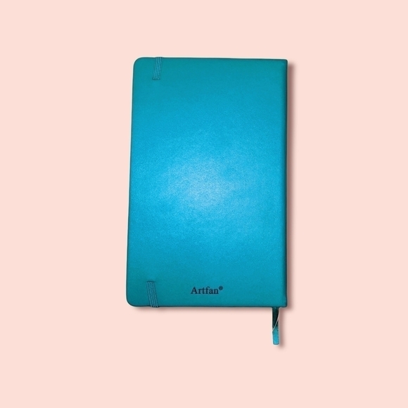 Teal Blue Dotted Journal w/ Index NWOT - Picture 10 of 10